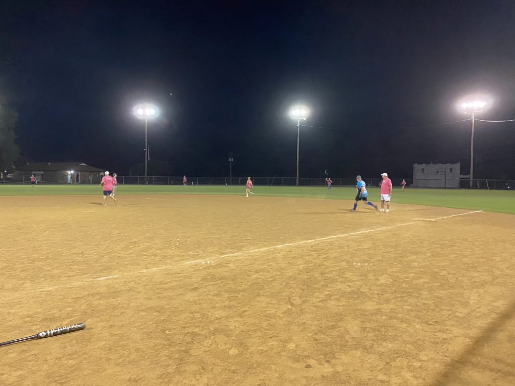 Brian (OF) trying to sneak his way to 2B